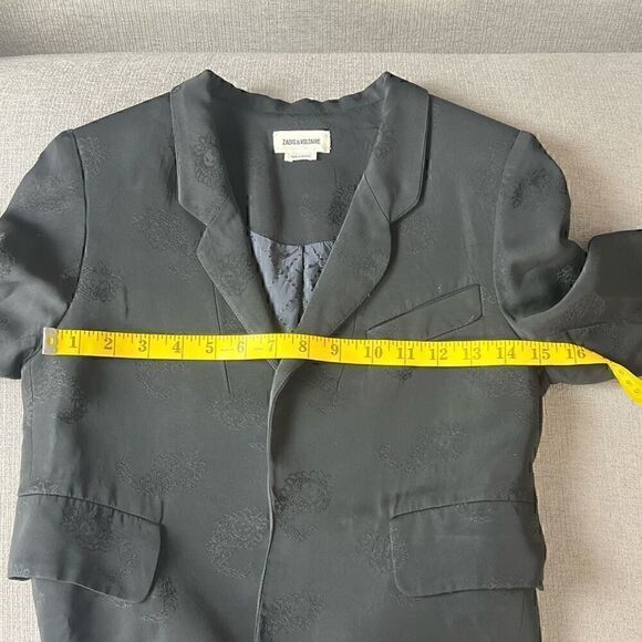 $491 Zadig & Voltaire Blazer Womens XS French Office Siren Reputation Swiftie - Picture 11 of 16